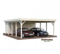 Palmako Karl 2 40.6M² Carport - 6.0M X 7.6M - Wall Logs