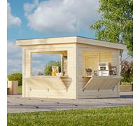 Palmako Lenna 306 Market Stall - 3.0M X 3.0M - 28mm Wall Logs