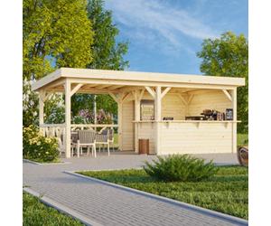 Palmako Lenna 310 Market Stall - 5.88M X 3.0M - 28mm Wall Logs