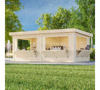 Palmako Lenna 312 Market Stall - 5.88M X 3.0M - 28mm Wall Logs