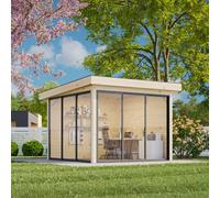 Lenna 401/701 (3x3m | 8.3m2) Glass Garden Room With Sliding Doors (Double Glazing Available)