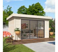 Palmako Lydia 10.8M² - 3.85M X 2.91M - 28mm Wall Logs