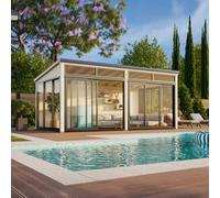 Palmako Saga 16.2M² - 5.82M X 2.97M - 120mm Posts