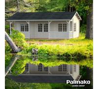 Palmako Sandra 25.6 + 11.1M² - 7.71M X 3.50M - 44mm Wall Logs