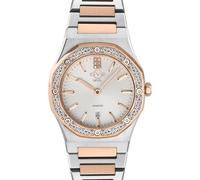 Palmanova Silver Dial two tone rose gold Swiss Quartz Watch GV2 Multi One Size
