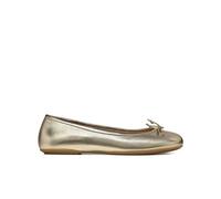 Palmaria Breathable Ballet Flats in Leather Gold-Coloured