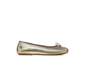 Palmaria Breathable Ballet Flats in Leather Gold-Coloured