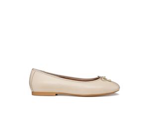 Palmaria Leather Ballet Pumps beige