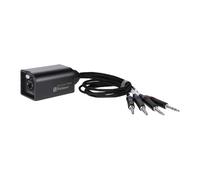 Palmer - AoC Loom TRS Male, Audio Over Cat Loom from etherCON to 4 x 6.3mm TRS J