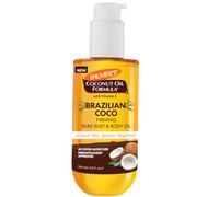 Palmer Brazilian Coconut Firming Body Oil - 192ML Visibly Tones Bum, Bust, Belly & Thighs - Clinically Proven to Reduce Cellulite & Sagging - Fast Absorbing, Non-Greasy - Dermatologist Approved