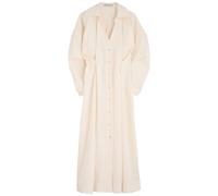 Palmer//harding Honesty Open Twill Maxi Dress - Ivory - 14 (UK14 / L)
