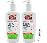 Palmer’s Cocoa Butter Formula with Vitamin E, 250ml - 2 Pack Cocoa Butter Stretch Mark & Scar Removal Cream and Body Moisturiser for Dry Skin, with Cosmetic Spatula for Mess-Free Application
