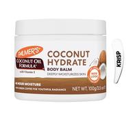 Palmer’s Coconut Oil Formula Body Balm 100g with Vitamin E | Coconut Hydrate Deep Moisturiser for Dry Skin | Rich Body Balm Tub | Includes Cosmetic Spatula