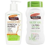 Palmer Stretch Marks 250ml & Hemp Oil Calming Relief Body Lotion 235ml Bundle