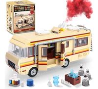 Palmer Tech 986-Piece Classic Break Bad RV Building Block Set, Detailed Camper Van Model with Opening Doors & Lab Interior (Compatible with Major Brands & Gift for Adult Collectors)