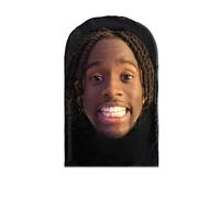 Palmer Tech | Kai Cenat Sheisty Ski Mask - Funny Celebrity Balaclava Gift Black - Epic Streamer Face Mask