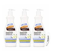 Palmers 3x 400ml Cocoa Butter Formula Tahitian Vanilla Body Lotion with Cocoa Butte, 48 Hour Hydration,Deep Moisturizing with VitaminE and Shea Butter. Non-Greasy Hydrating Lotion with Spatula