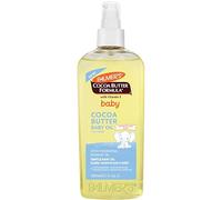 Palmer's Baby Oil, Cocoa Butter Formula Gentle Body Oil, 5.1 fl oz, Nourishing Massage Oil for Delicate Skin with Vitamin E & Argan Oil, 48-Hrs Moisture, Dermatologist Tested Baby Essentials