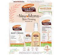 Palmer's Cocoa Butter New Moms Skin Recovery Set | Perfect New Mum Gift | Post Pregnancy Skin Care | Tightening Body Lotion | Nursing Butter | Bust Cream | Plus Bonus Skin Therapy Oil