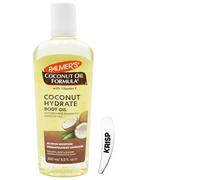 Palmer's Coconut Hydrate Body Oil with Vitamin E and Cosmetic Spatula, 250ml - Deep Moisturising Coconut Oil for Dry Skin, Radiance-Enhancing Body Oil, Paraben-Free