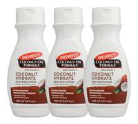 Palmers Coconut Oil Formula 3 x 250ml Lotions - Coconut Hydrate Daily Body Lotion, Moisturizing and Nourishing Body Care