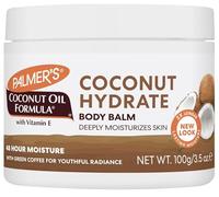 Palmer's Coconut Oil Formula Body Balm 100g with Vitamin E | Deep Moisturiser for Dry Skin | Includes Cosmetic Spatula