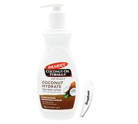 Palmer's Coconut Oil Formula Daily Body Lotion 400ml with Vitamin E, 48 Hour Moisture, Deep Hydration, Green Coffee for Youthful Radiance + Spatula Combo for Even Application