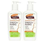 Palmer's Stretch Marks Lotion Pack of 2 x 250ml | Cocoa Butter Massage Lotion for Pregnancy Stretch Mark Prevention | Vitamin E, Collagen, Elastin Formula | Hydrating Moisturizer for Bump & Body Care