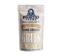 Palmetto Farms White Stone Ground Grits 2 LB - Non-GMO - Just All Natural Corn, No Additives - Naturally Gluten Free, Produced in a Wheat Free Facility - Grinding Grits Since 1934 by N/A