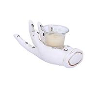 Palmistry Hand - Palmist's Prediction (White) Chiromancy Hand Candle Holder Ornament | 5530