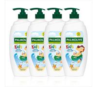 Palmolive Naturals Kids Shower Gel 4x750ml pump vitamin E body wash to nourish skin, leaves skin feeling soft, with pla