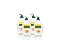 Palmolive Naturals Milk & Honey Shower Gel Cream 4x750ml, vitamin E body wash to nourish skin, leaves skin feeling soft, with plant-based almond milk,