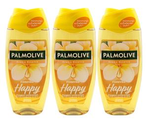 Palmolive Shower Gel FOREVER HAPPY 3 x 250ml Mood-Lifting Vegan Neroli