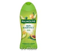 PALMOLIVE SKIN RADIANCE HYDRATE & RENEW AVOCADO & HONEY BODY WASH 450ML 3 PACK