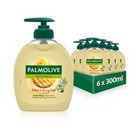 Palmolive Soap Naturals Milk and Honey 6 x 300 ml for all skin types, hand soap, liquid soap
