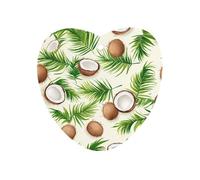 Palms Coconut Pattern Hanging Car Air Fresheners 1Pcs Aromatherapy Tablets Automotive Fragrance Scented Card Decor Love form