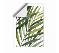 Palms in Watercolour Botanical Unframed Wall Art Print A2 (59.4×42cm), Wall Decor for Living Room, Bedroom, Office & Home, Art Gift