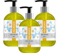 Palmsafe Daisy 300ml x 3 Luxury Hand Wash Soothing Hand Cleanser Hydrates Sensitive or Irritated Skin - Natural Bioactives to Nourish and Moisturise Vegan-friendly
