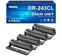 Palmtree Compatible Drum Unit DR-243CL DR243CL DR243 Compatible for brother DCP-L3510CDW DCP-l3550CDW MFC-L3710CW MFC-L3750CDW MFC-L3770CDW HL-L3210CW HL-L3230CDW (Black Cyan Magenta Yellow)