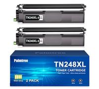 Palmtree TN248XL Black Toner Cartridges TN248BK Compatible Brother HL-L3220CWE Toner Brother DCP-L3520CDWE Brother DCP-L3560CDW Brother HL-L3240CDW Toner Brother MFC-L3760CDW MFC-L3740CDWE TN248XLBK