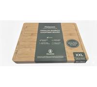 Palmzen Premium XXL Bamboo Chopping Board, Pre-Oiled 40 X 30CM Extra Thick 3.8cm Butchers Block for Meat & Vegetables - Water Resistant, Knife-Friendly