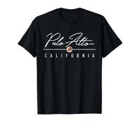 Palo Alto California (CA) Value Graphic T-Shirt, Men, Black, XL