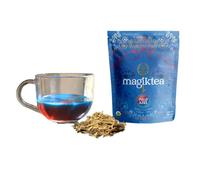 Palo Azul Loose Leaf Tea - 30 Cups Organic Fluorescent Blue Tea, Alkaline Herbal Infusion for Kidney & Liver Detox, Caffeine-Free Kidneywood Tea, Antioxidant Rich & Natural pH Balance - 100% Pure