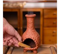 Palo Santo and Sage Holder White Smudge Burner Sticks Incense Cone Bowl Ceramic Pot Elegant Ceramic Palo Santo Smudge Holder for Burning Sage and Incense Perfect for Meditation and Rituals