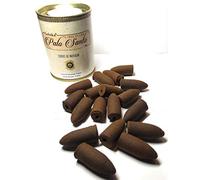 Palo Santo Backflow Incense Cones - 9cm x 7cm (Pack of 6) - Premium Aromatic Relaxation - Perfect for Home & Office Decor