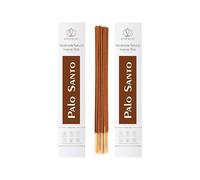 Palo Santo Incense Sticks for Cleansing - Total 50 Insence-Sticks - Dual Pack of 25 Incense 100% Natural, Handmade, Hand-Dipped - Organic, Charcoal-Free for Purification, Relaxation, Positivity