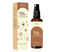 Palo Santo & Sandalwood Smudge Spray by Aromafume | 1 x 100ml / 3.38 fl oz l Aromatherapy | With Essential oils | Room Linen Spray | Natural Air fresheners for home | Spiritual Meditation Accessories