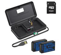 Palogreen 2 EN-EL20 batteries and Smart LCD Display Dual USB charger for Nikon Coolpix P1100, P1000, P950, Coolpix A, 1 J1, 1 J2, 1 J3, 1 S1, 1 V3, DL24-500, 1 AW1 digital camera