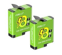Palogreen 2pcs 1800 Batteries for Gopro Hero 8/7/6/5 Black - 3.85V/Li-Ion Replacement Battery Compatible with GoPro Hero 8 7 6 5 Black, AHDBT801, AHDBT-701, AHDBT-501, AABAT-001
