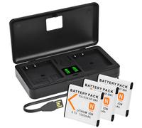 Palogreen 3Pcs NP-BN1 battery and LCD USB charger for DSC-W800 DSC-W830 DSC-QX100 DSC-TX30 DSC-QX10 DSC-TF1 DSC-TX20 DSC-TX66 DSC-TX200 DSC-WX150